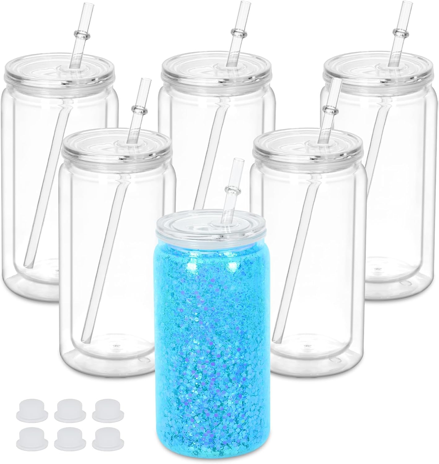 16oz Snow Globe Tumbler