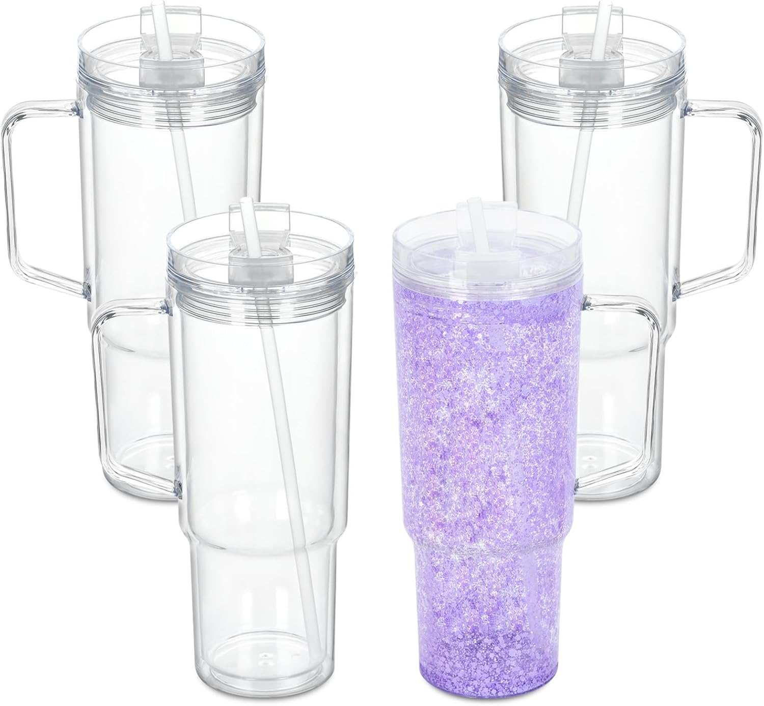 40oz Acrylic Snowglobe Tumbler