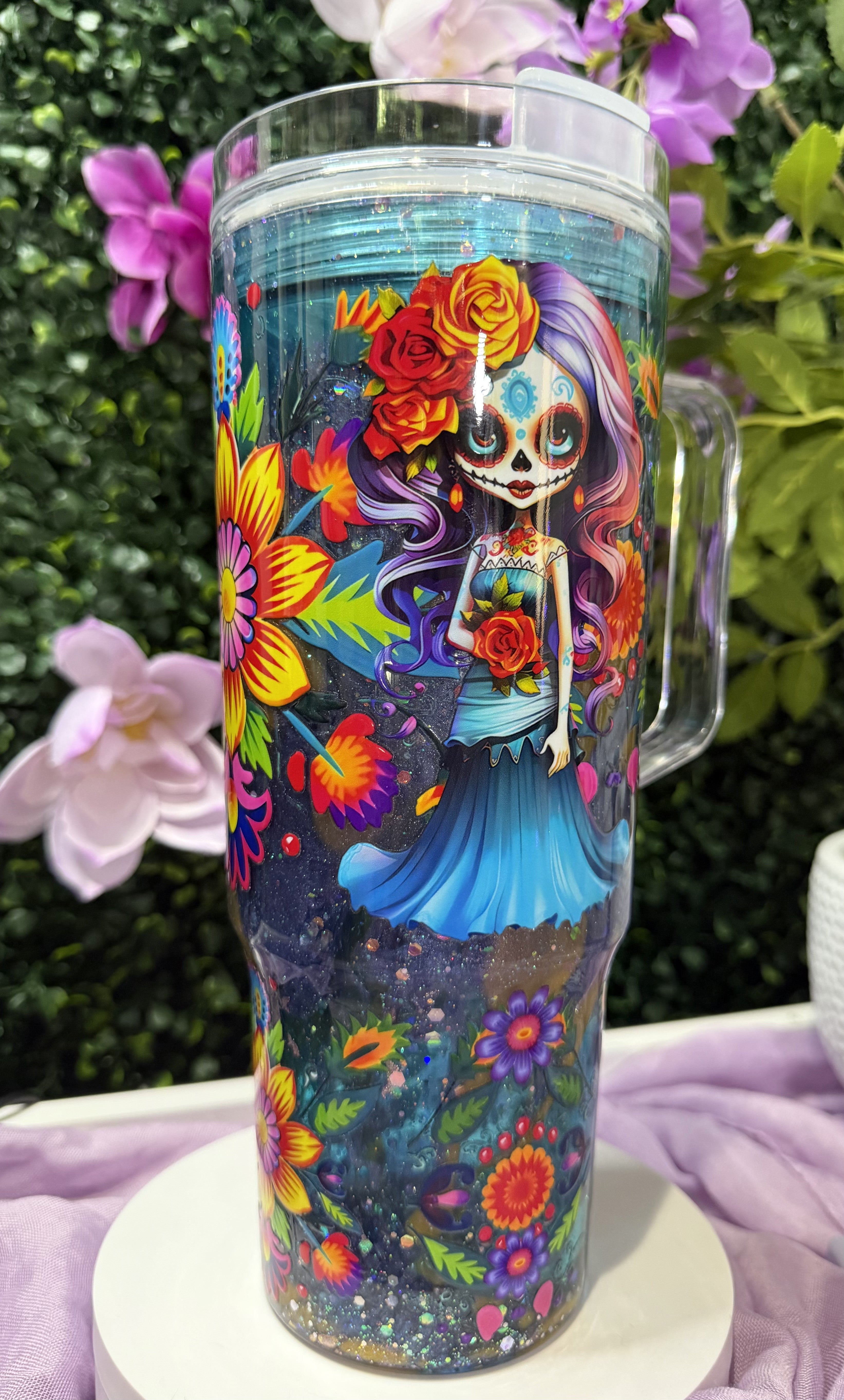 40oz Tri Lava Day of the Dead