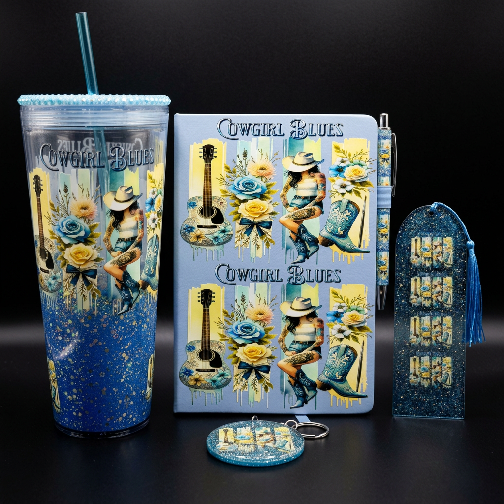 Cowgirl Blues 7 Piece Pre-Made Set